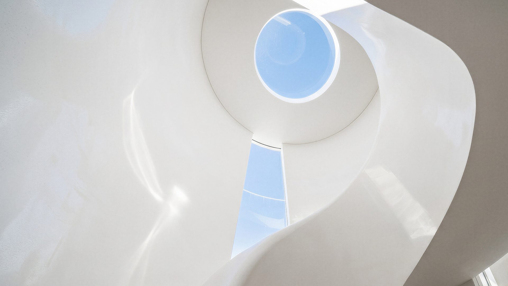 Rosebay Avenue - polished plaster spiral staircase 5