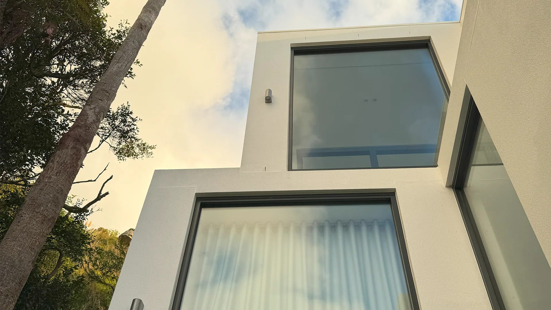 Whale Beach Road, Whale Beach - texture-rendered facade and window detail
